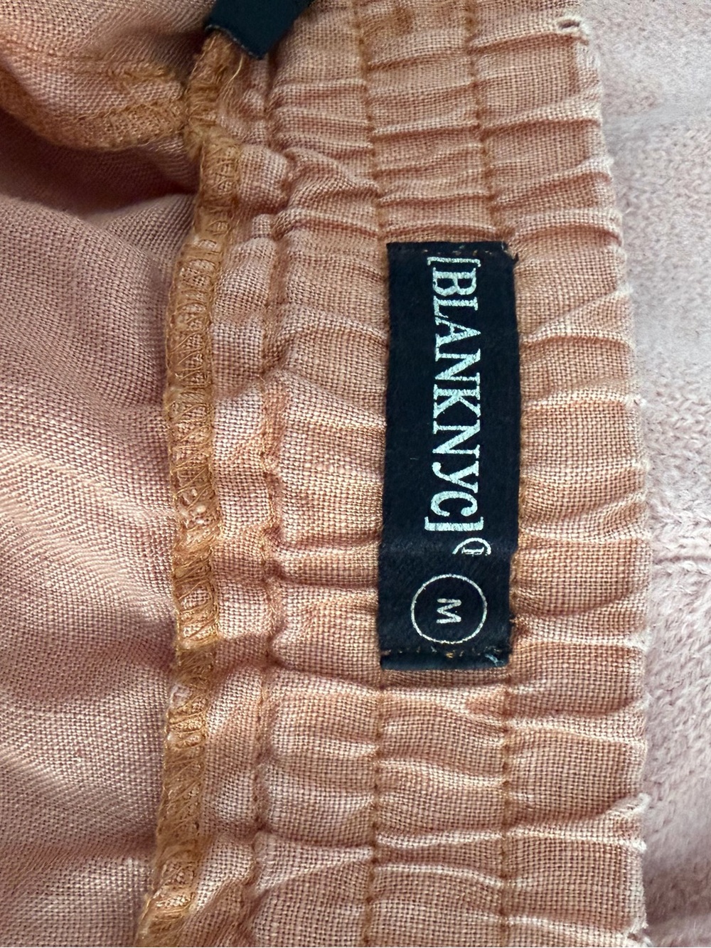 Blank NYC Women's Peach Elastic Waist High-Rise Shorts